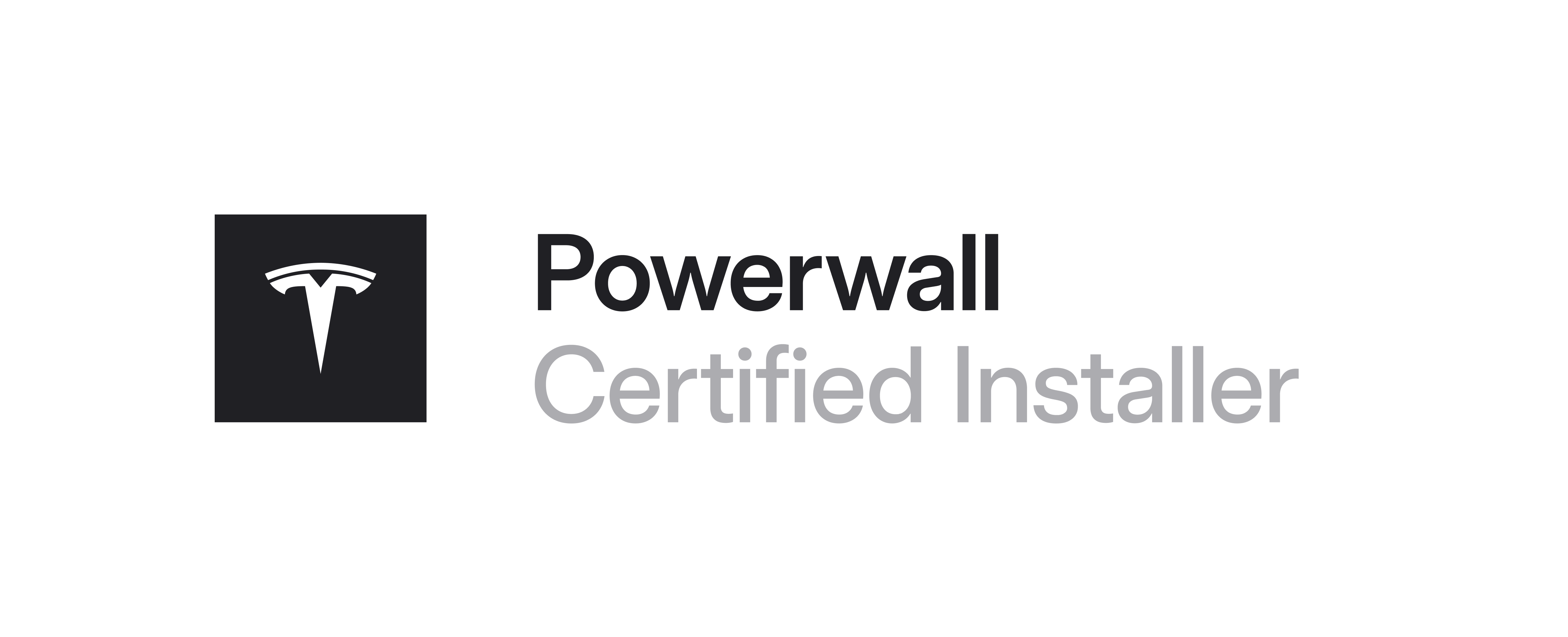 Insignia de Instalador Certificado de Tesla Powerwall