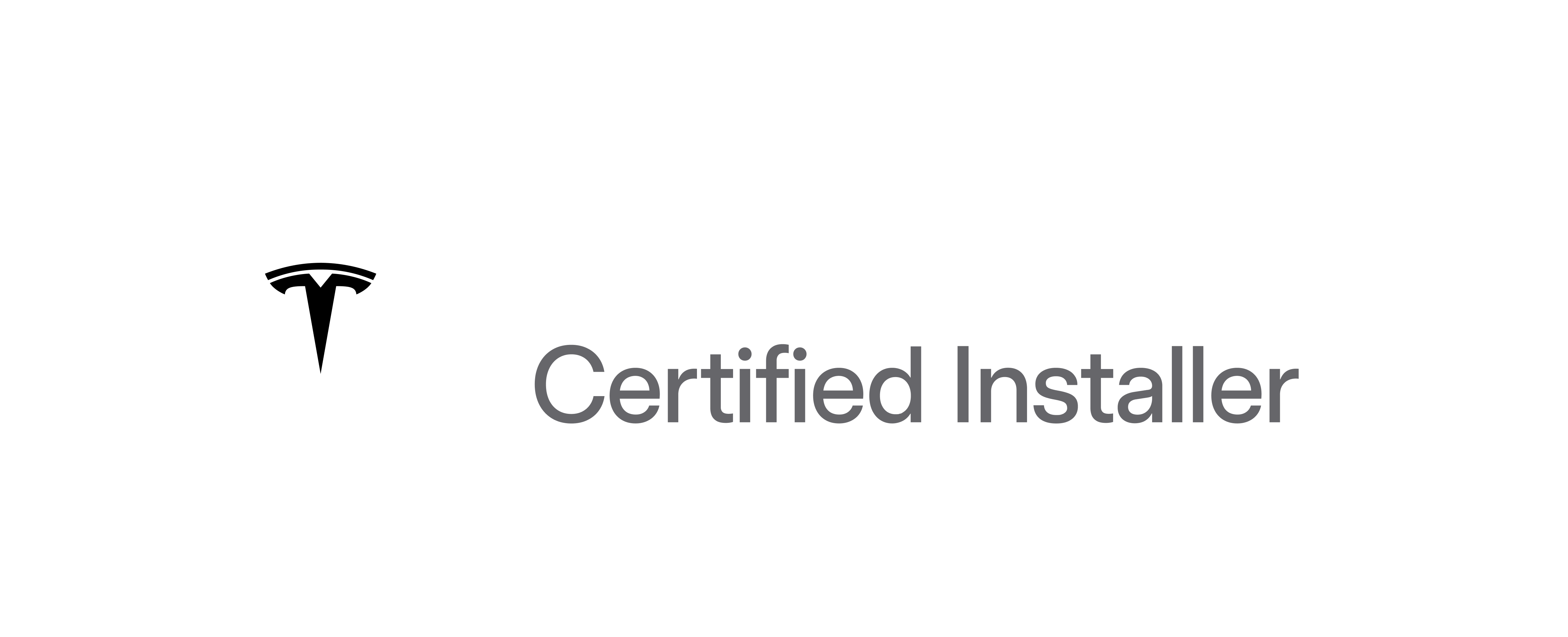 Tesla Powerwall Certified Installer logo